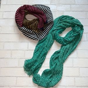Scarf Set! Versatile - Infinity + traditional style - Banana Republic